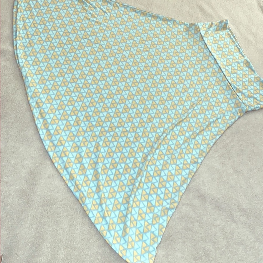 Silky stretchy skirt